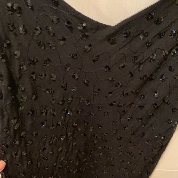Ralph Lauren Sequin Chiffon Cocktail Dress - Picture 4 of 5